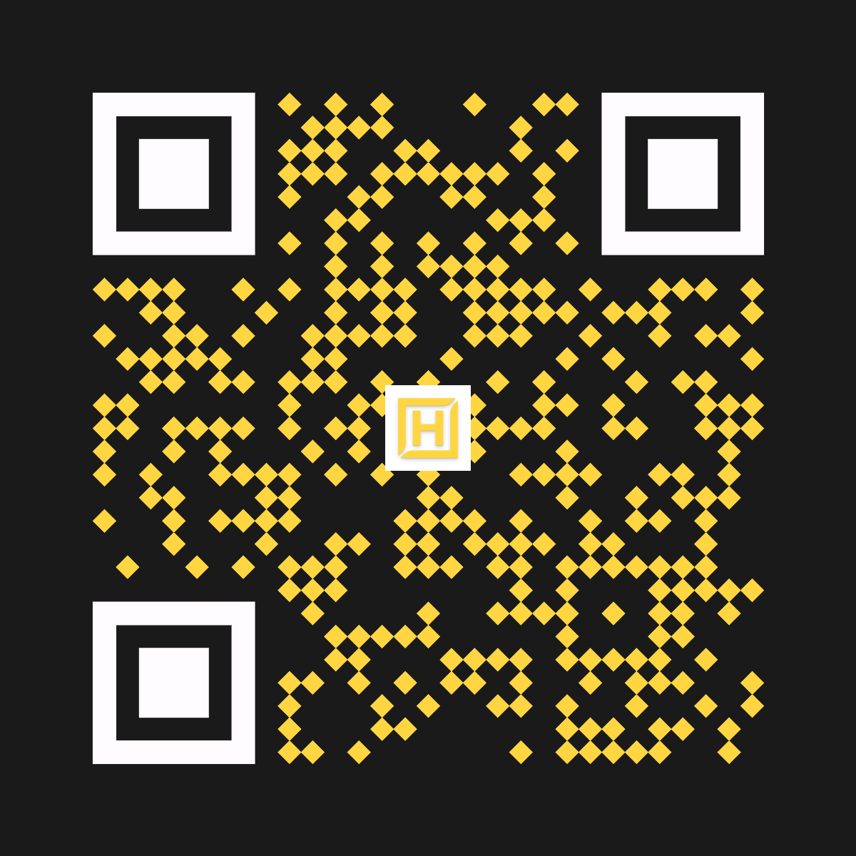 QR code to download the app